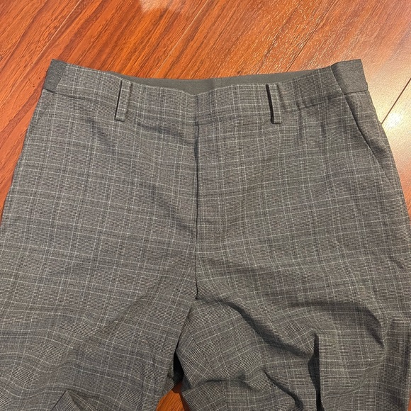 grey uniqlo plaid trouser - Picture 4 of 6